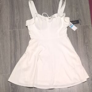 Chic White Dress by City Studio